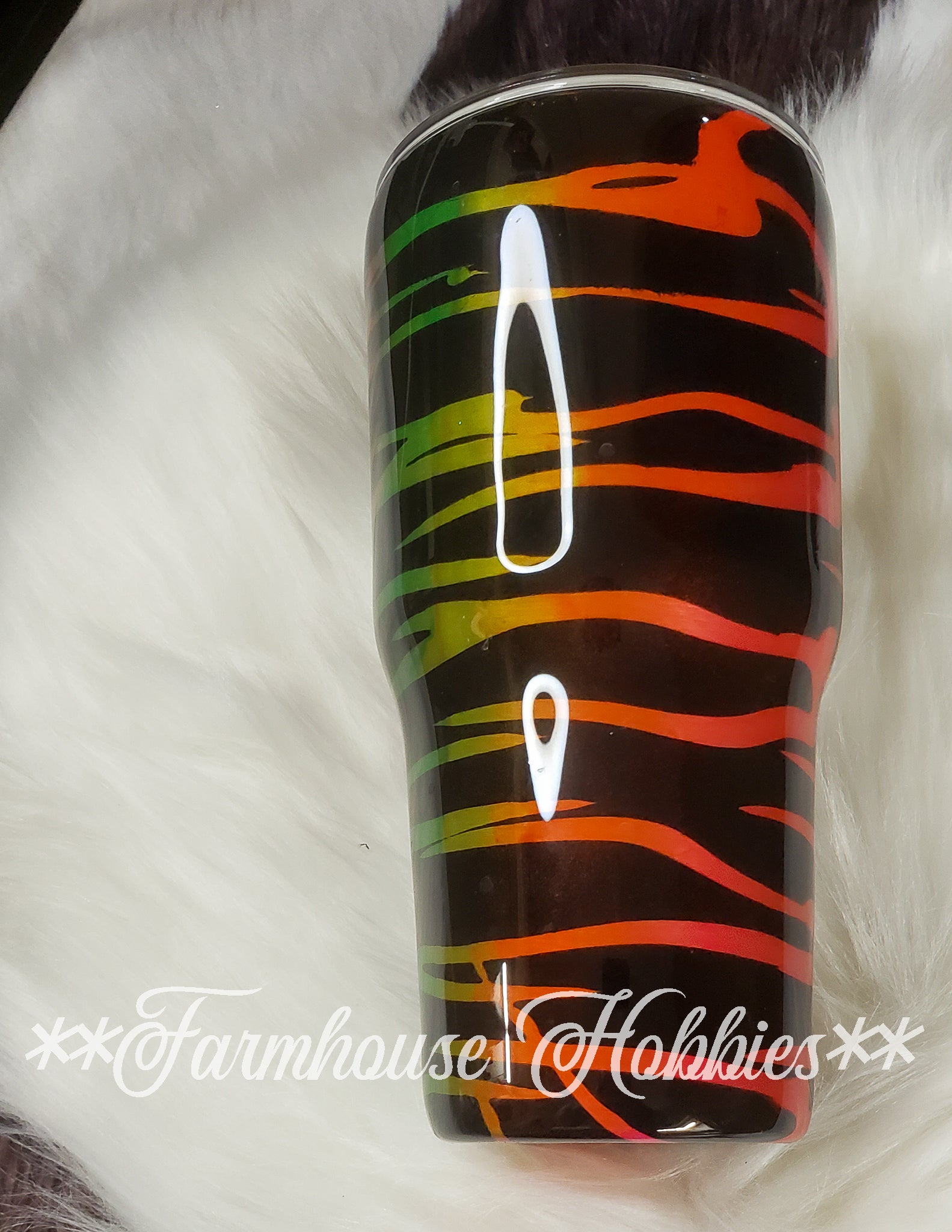 Neon Stripes RTS Drinkware Farmhouse Hobbies   