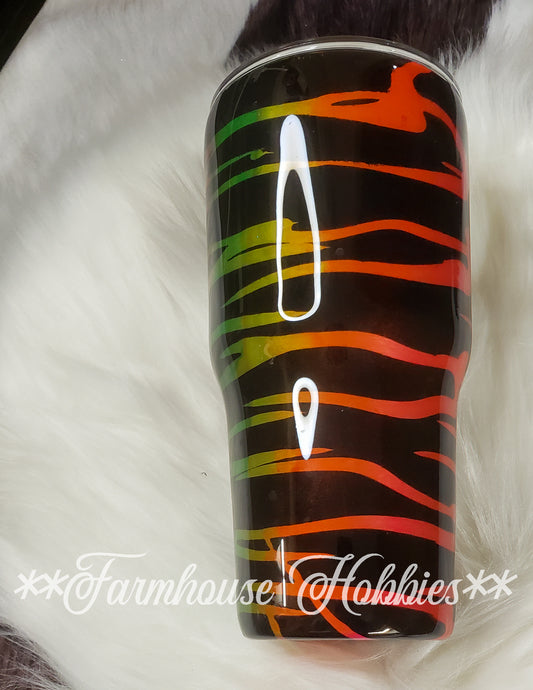 Neon Stripes RTS Drinkware Farmhouse Hobbies   
