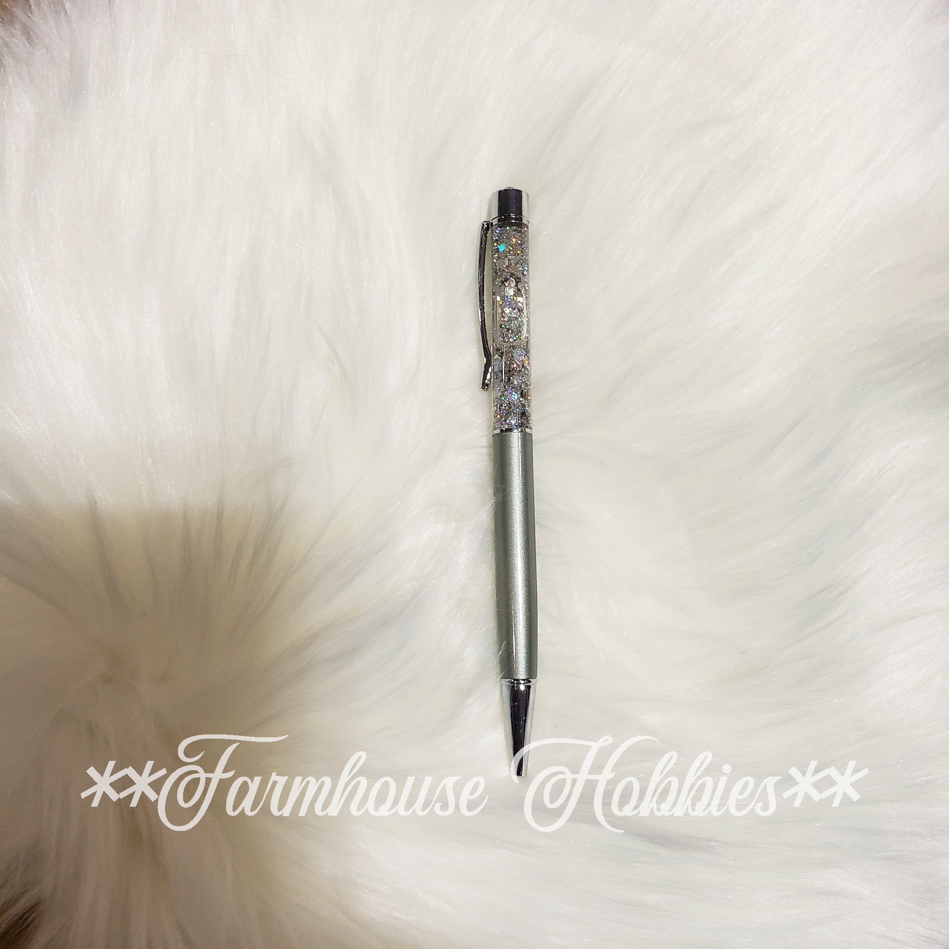 Silver Glitter Flow Pen Home Decor/Accessories Farmhouse Hobbies   