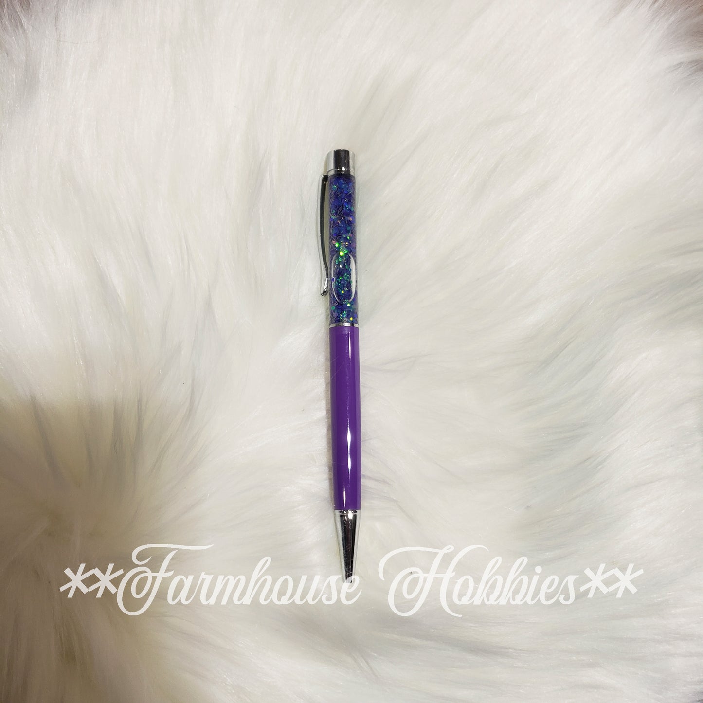 Purple Glitter Flow Pen Home Decor/Accessories Farmhouse Hobbies   