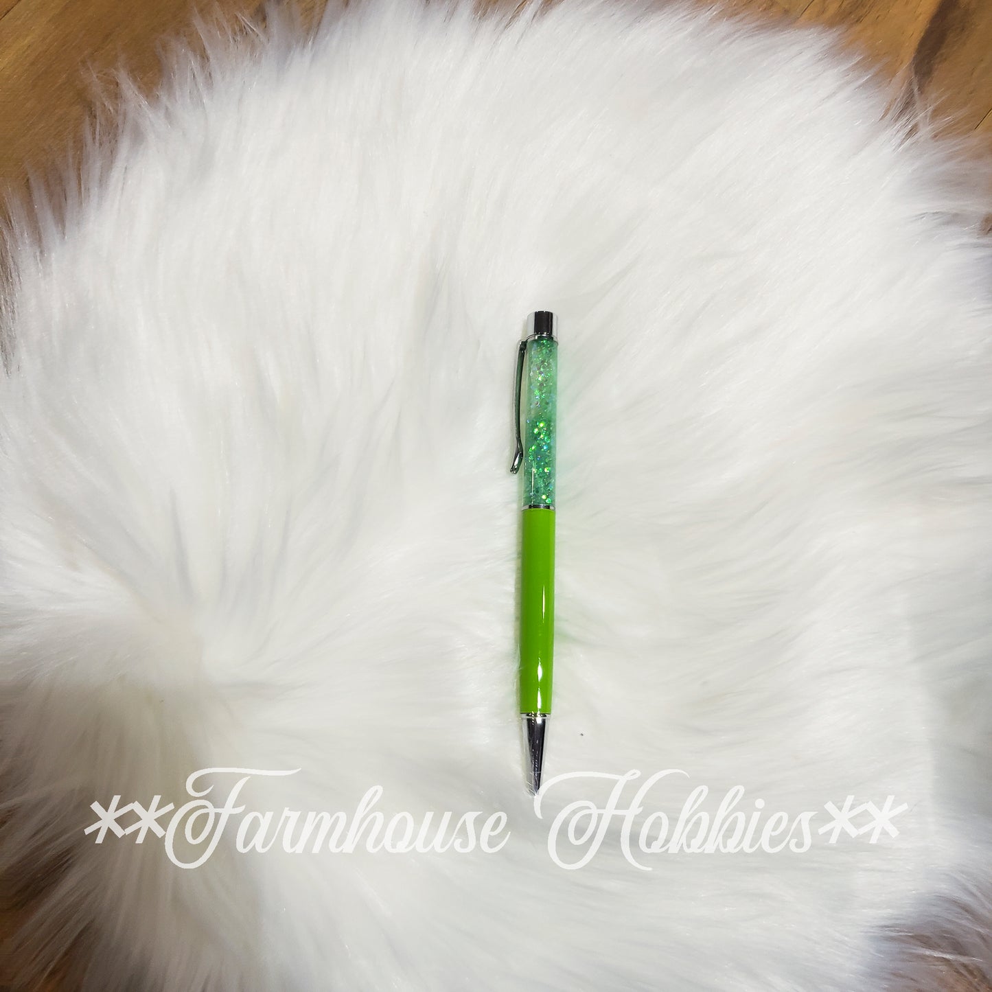 Green Glitter Flow Pen Home Decor/Accessories Farmhouse Hobbies   