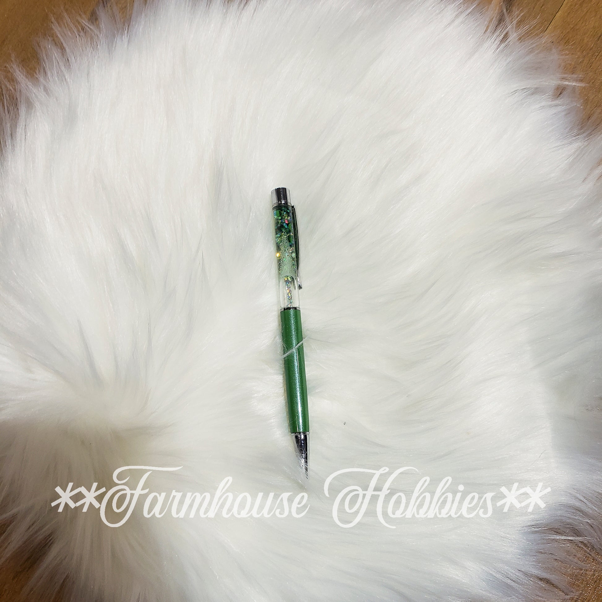 Dark Green Glitter Flow Pen Home Decor/Accessories Farmhouse Hobbies   