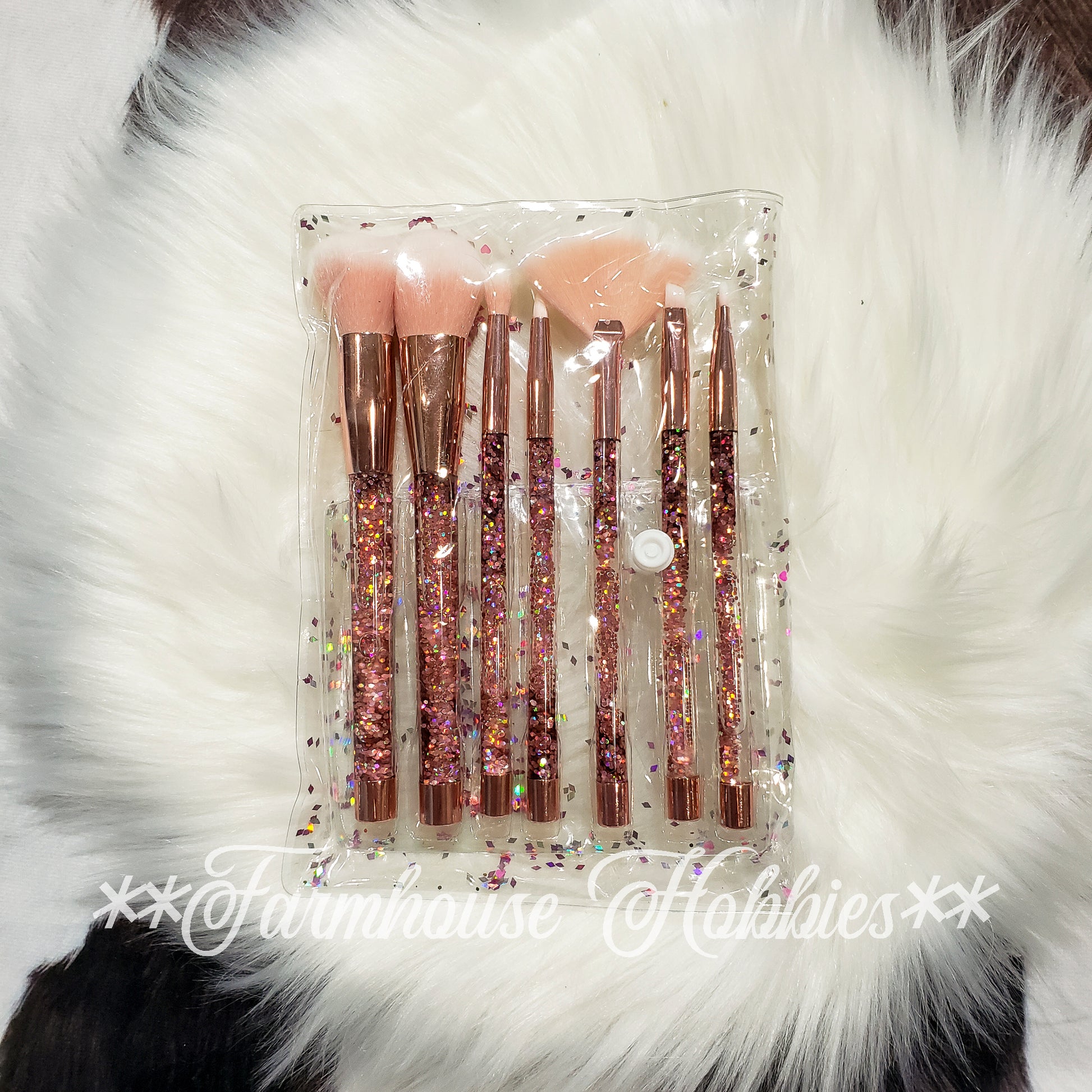 Rose Gold Makeup Brush Home Decor/Accessories Farmhouse Hobbies   