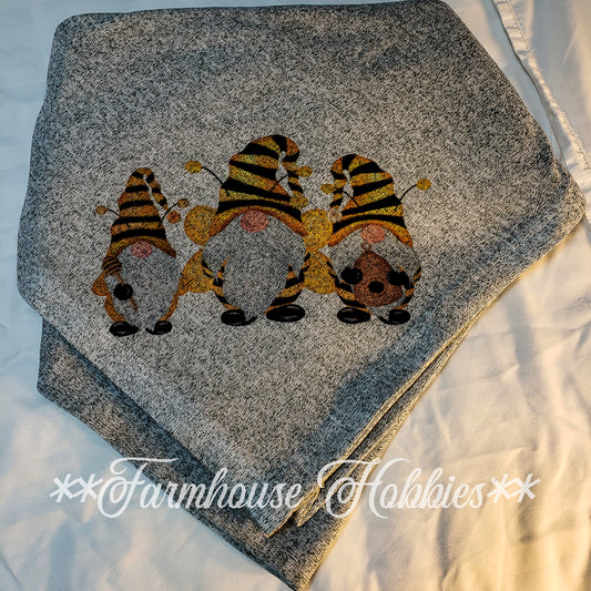 Sweater Blanket - Honey Bee Gnomes Home Decor/Accessories Farmhouse Hobbies   