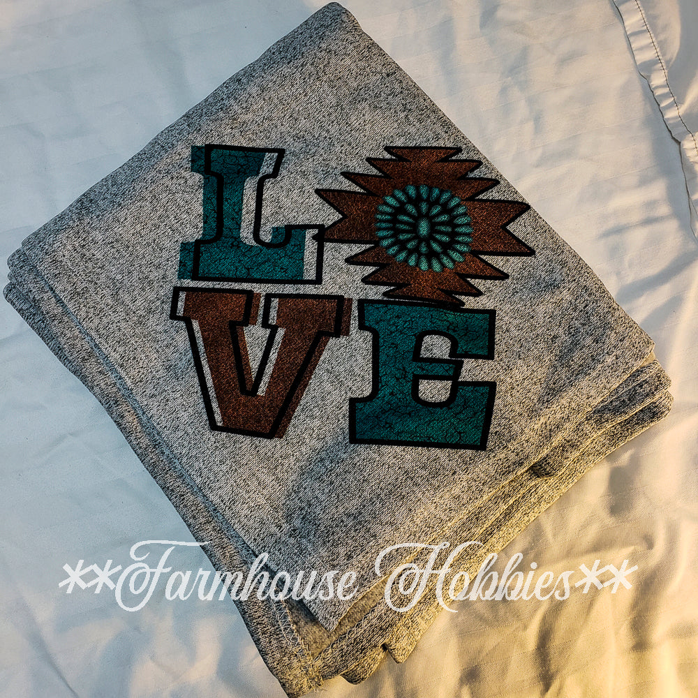 Sweater Blanket - Aztec Love Home Decor/Accessories Farmhouse Hobbies   