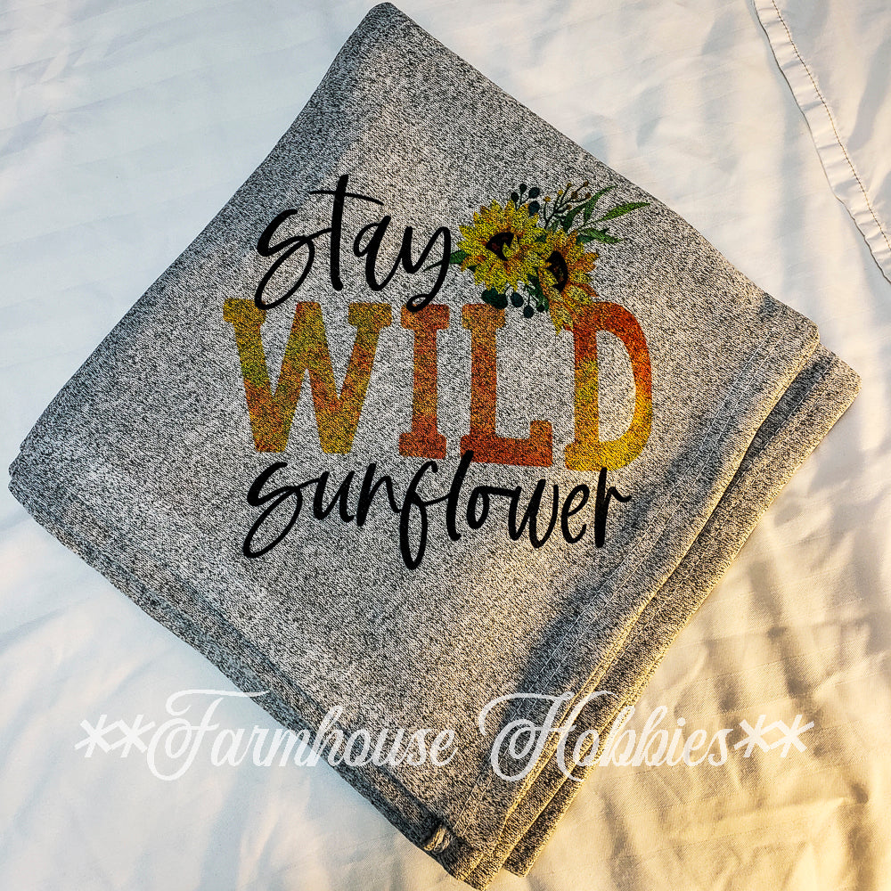 Sweater Blanket - Wild Sunflower Home Decor/Accessories Farmhouse Hobbies   