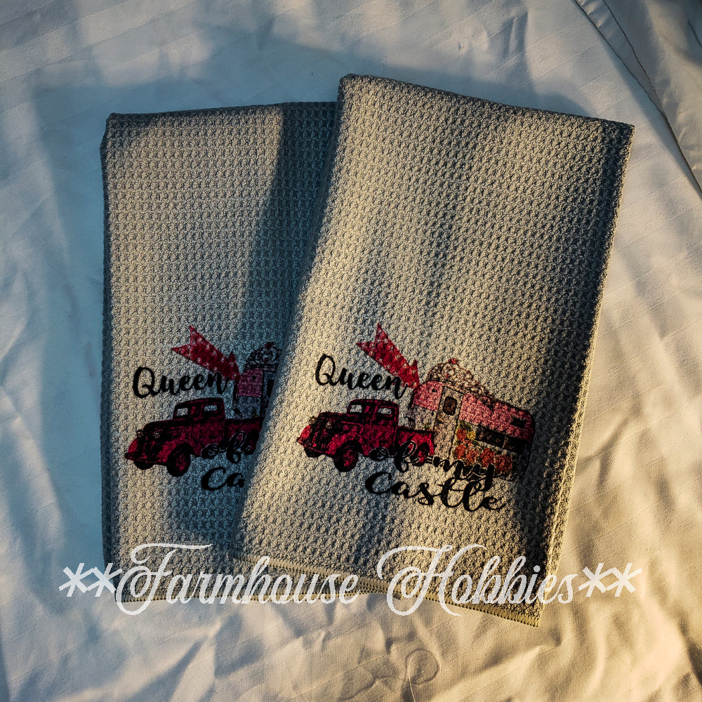 Towel Set -  Queen of My Castle Home Decor/Accessories Farmhouse Hobbies   