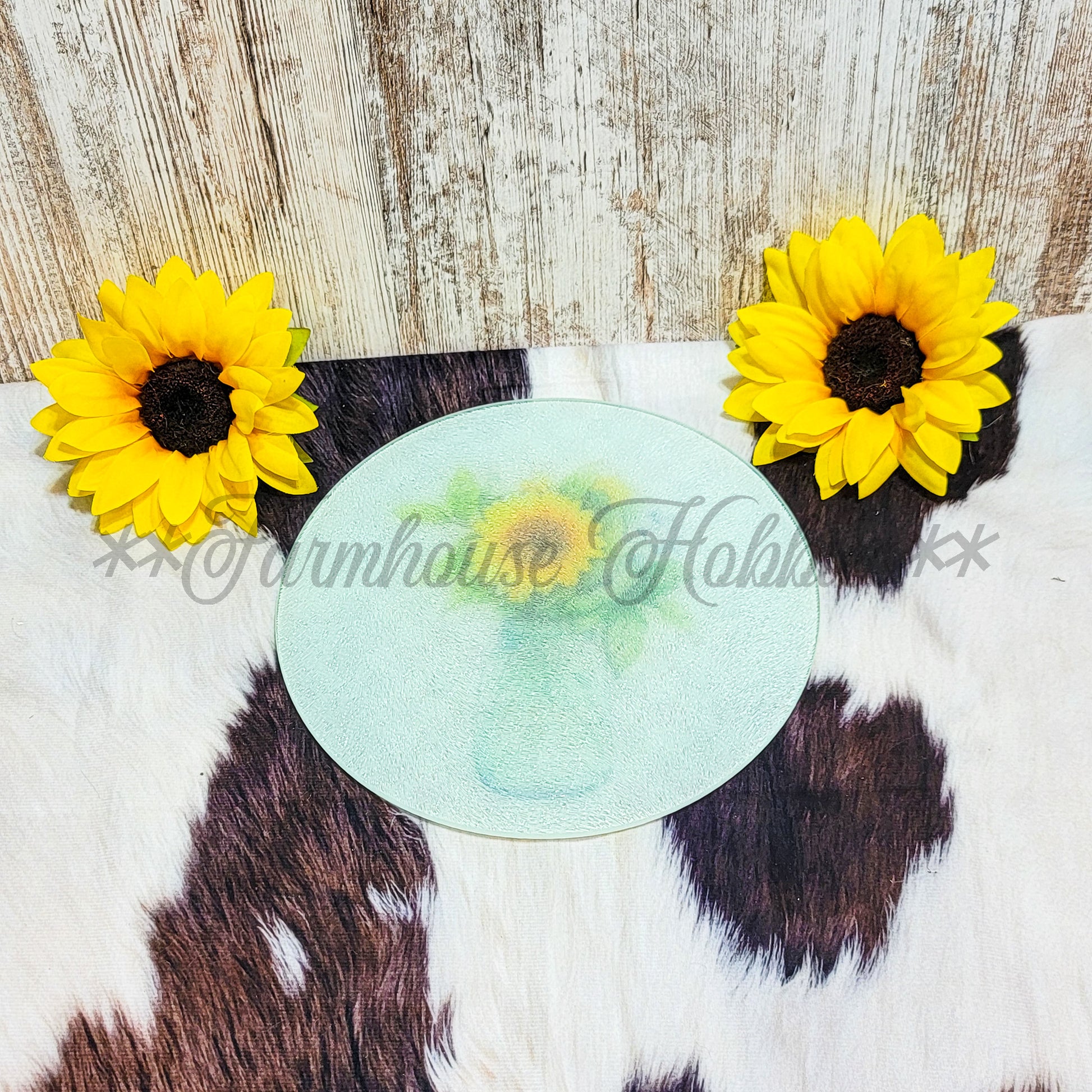 Sunflower Mason Jar Home Decor/Accessories Farmhouse Hobbies   