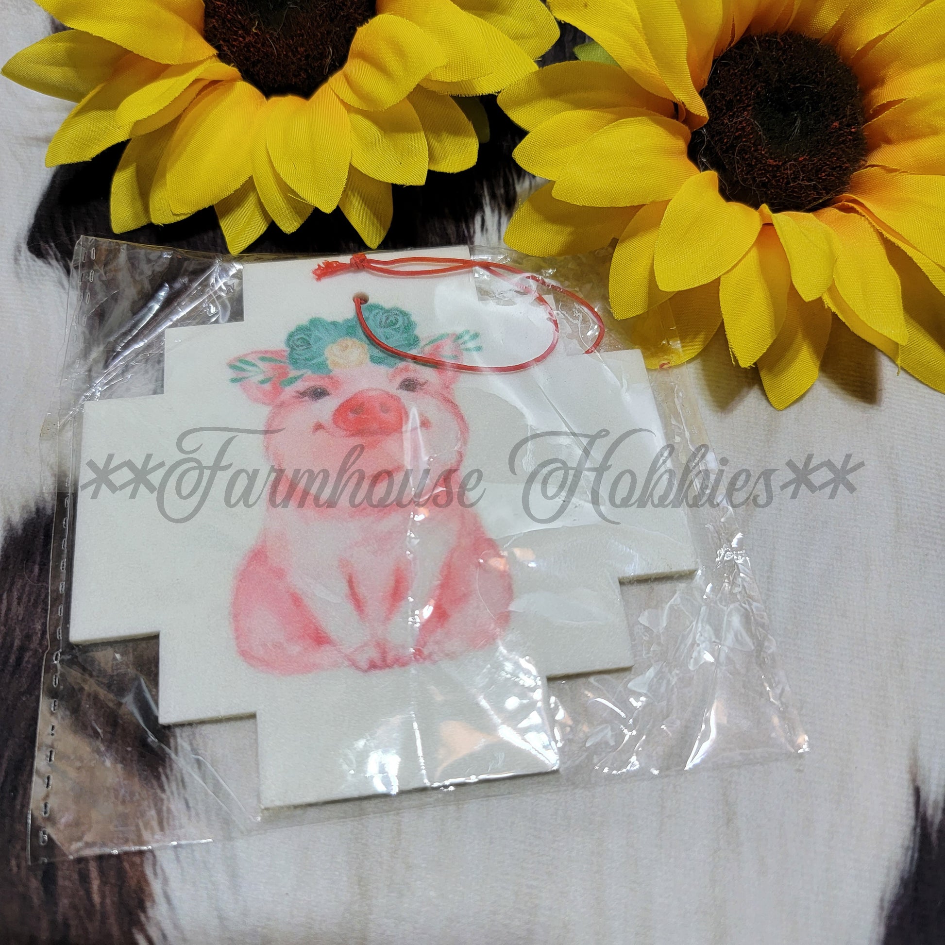 Air Freshener - Pig Aztec  Farmhouse Hobbies   