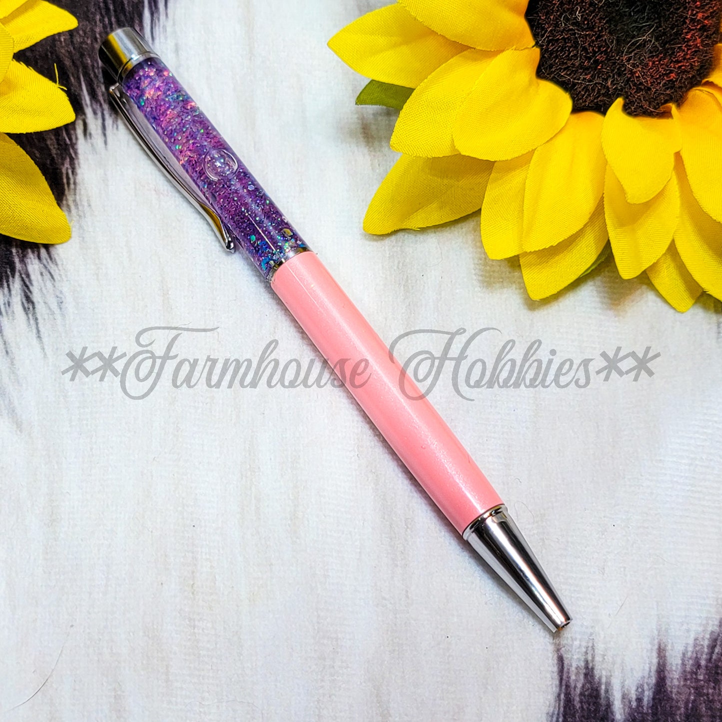 Pink Barrel/Purple Flow Pen Home Decor/Accessories Farmhouse Hobbies   