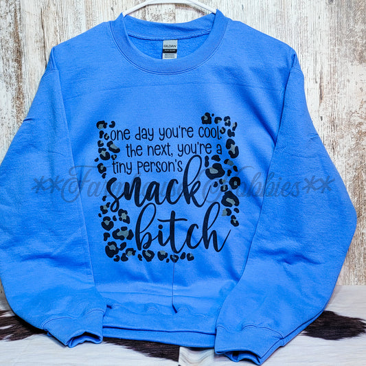 Snack Bitch Crewneck Sweatshirt LS T-shirt Farmhouse Hobbies   