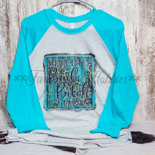 Bad B!t*h Raglan Tshirt SS T-shirt Farmhouse Hobbies   