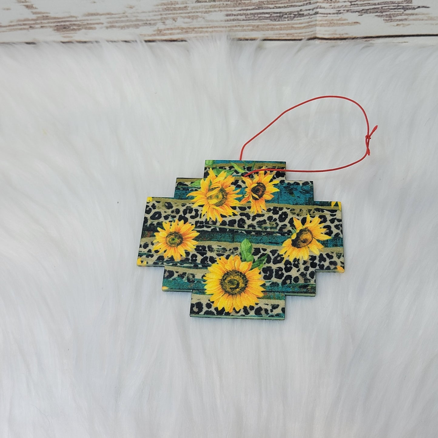 Air Freshener - Leopard Sunflower  Farmhouse Hobbies   